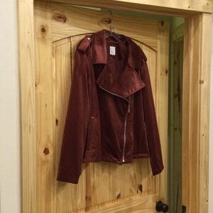 Lauren Conrad Velour Like Jacket